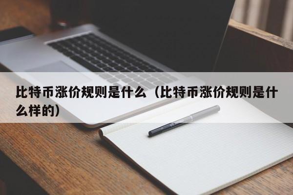 比特币涨价规则是什么（比特币涨价规则是什么样的）
