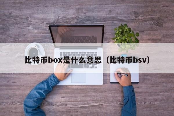 比特币box是什么意思（比特币bsv）