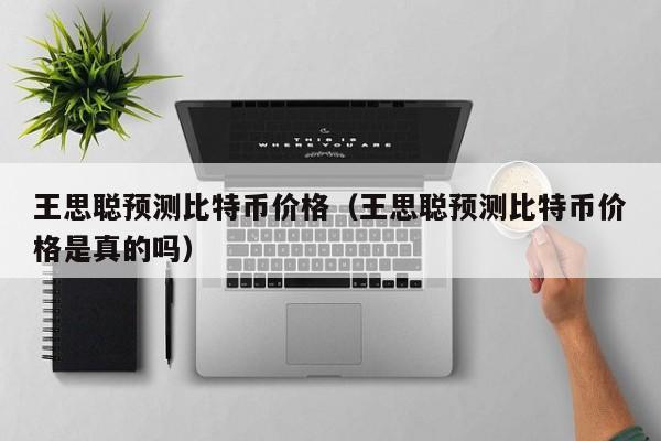 王思聪预测比特币价格（王思聪预测比特币价格是真的吗）