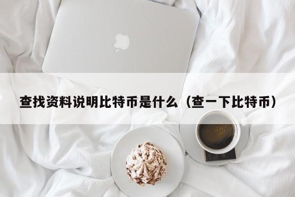 查找资料说明比特币是什么（查一下比特币）